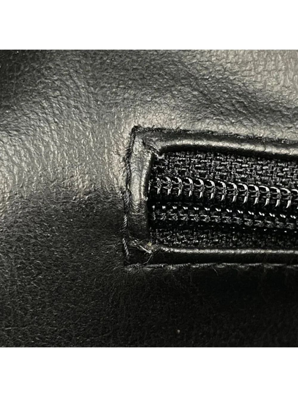 Chanel Boston Bag Quilted Leather Black White